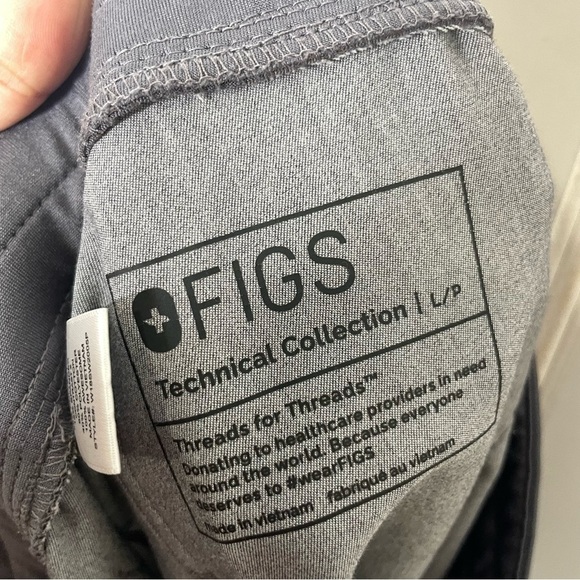Figs Zamora Jogger Pants Graphite Grey Sz LP 782 - Picture 7 of 7